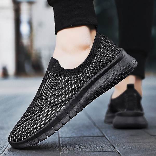 Herrsneakers Ultralätt andas löparskor Fr28270 Black 41