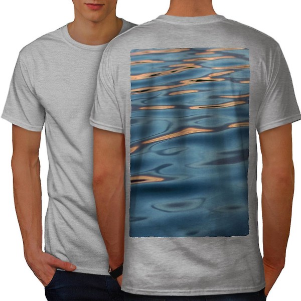 Still Water Photo Men T-shirt Tillbaka XL