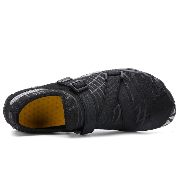 Vattenskor för män Snabbtorkande Sport Aqua Skor 3Ca026 Black 47