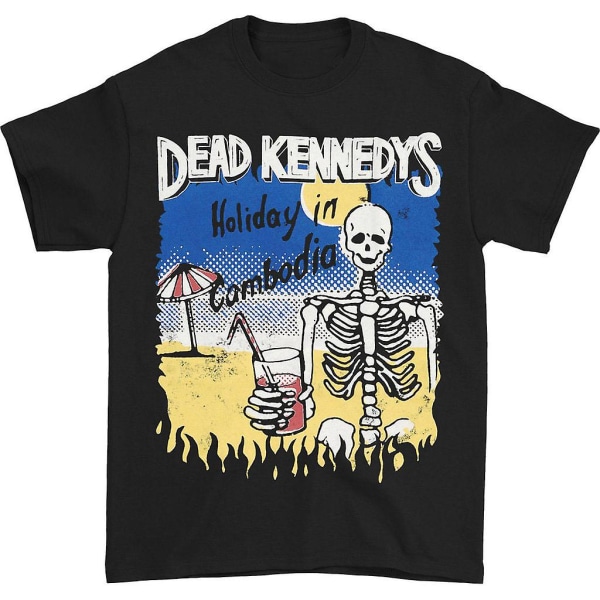 Dead Kennedys Cambodian Skeleton T-shirt S