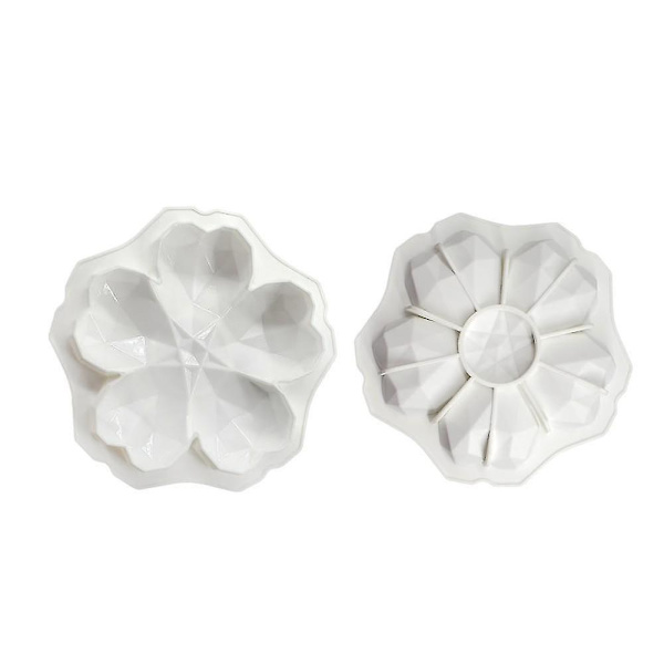 5-håls kärlek diamantformad mould