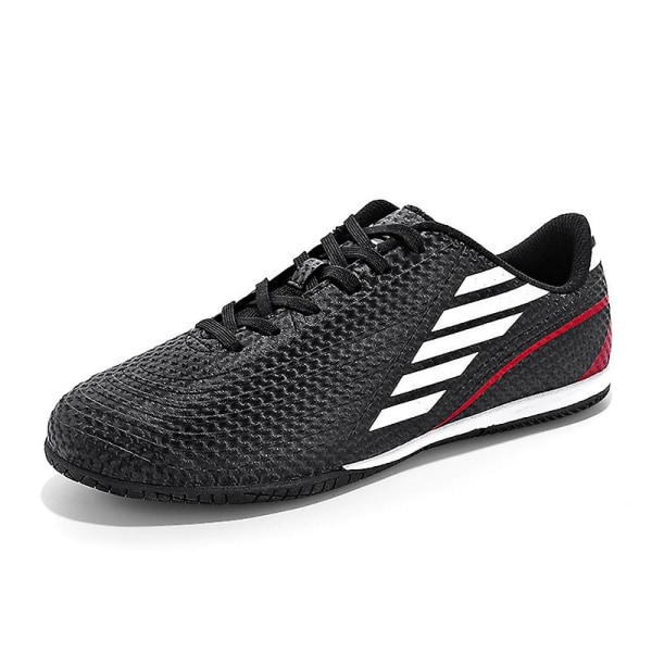 Fotbollsskor för män Fotbollsskor med hög ankel för vuxna Grästräning Sport Skor Sneakers 3B22036 Black 36