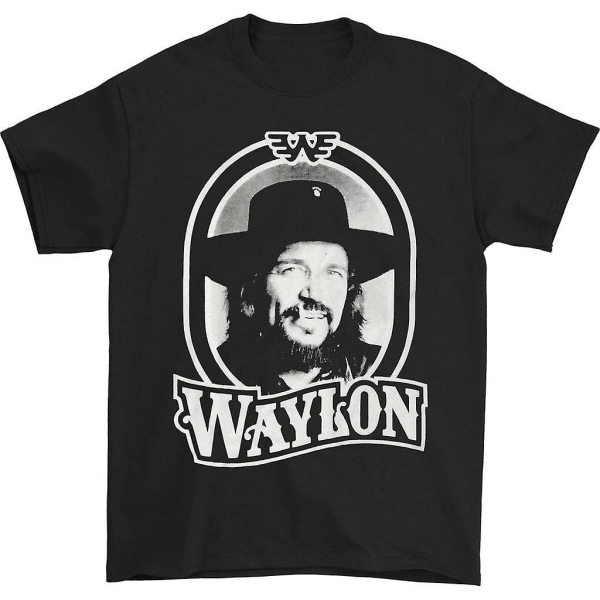 Waylon Jennings Tour 79 Svart T-shirt M