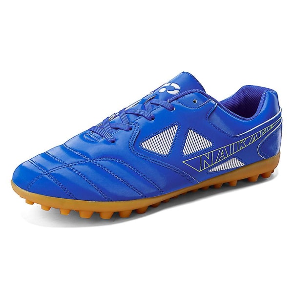 Fotbollsskor för män Halkfria fotbollsskor för herr, Gräs Fotbollssneakers 3C22028 Blue 45