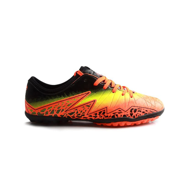 Fotbollsskor för män Spikes Fotbollsskor för ungdomar Stövlar Athletic Sneaker 3Cs77030 Orange 43