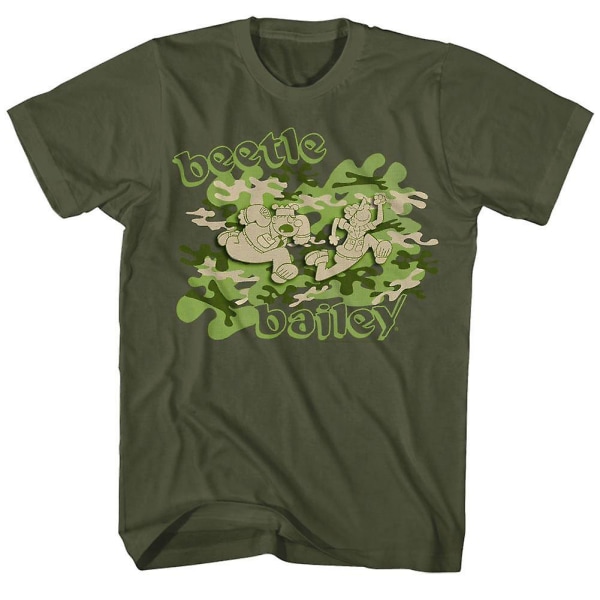 Beetle Bailey Camo Case T-shirt L