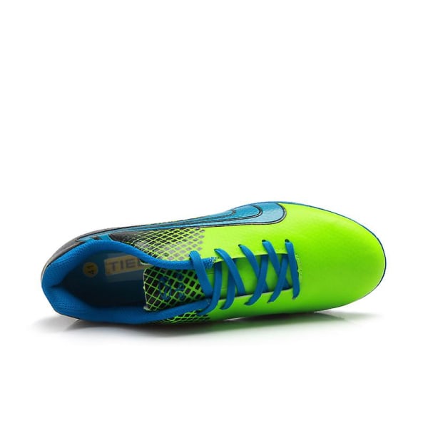 Fotbollsskor för män Spikes Fotbollsskor för ungdomar Stövlar Athletic Sneaker 3Cs76520 Green 35