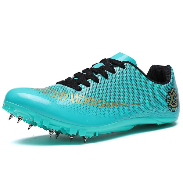 Friidrottsskor för män Spikes Track Race Hoppande Sneakers Professionell löpning Nail Spikes Skor 3Ctj2040 Green 40