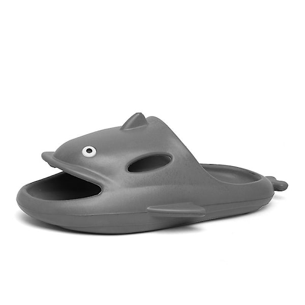 Män Kvinnor Strandtofflor Mode Sandaler Utomhus Halkfria inomhusskor 5001 Gray 40-41