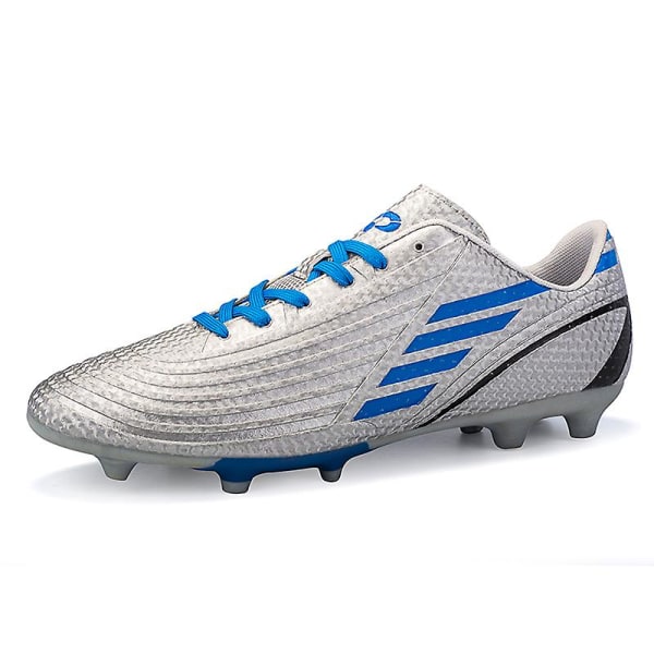 Fotbollsskor för män Halkfria fotbollsskor Klossar Gräs Fotbollssneakers 2K22017 Silver 33
