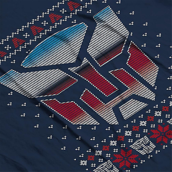 Transformers Christmas Autobot Symbol Herrtröja