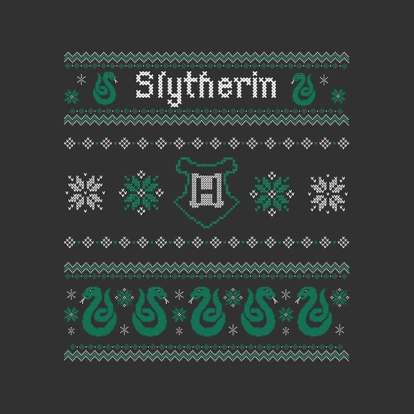 Harry Potter Christmas Slytherin T-shirt för barn
