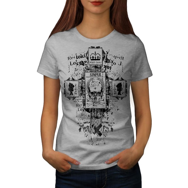 Symboler Goth Vintage Women Greyt-shirt M