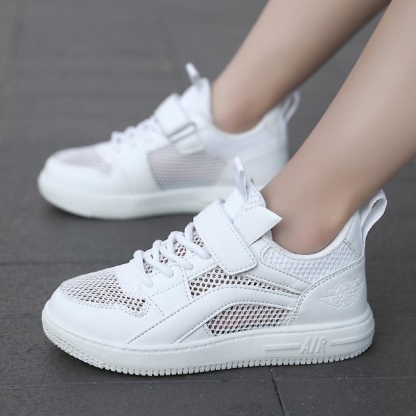 Barnskor Andas Sneakers Pojkar Flickor Sportskor Lätta löparskor Yja901 White 25