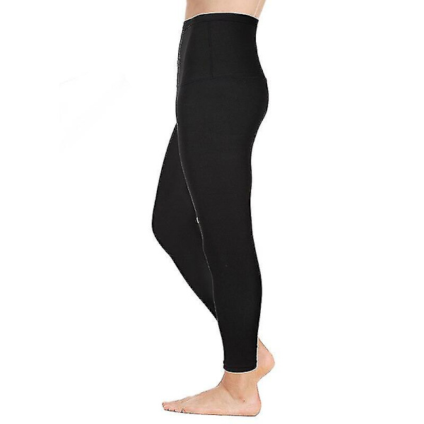 Män Body Shaper Thermo Bastu Byxor Sweat Waist Trainer Leggings Bantning Underkläder Viktminskning Träning Kompression Shapewear,blå S M