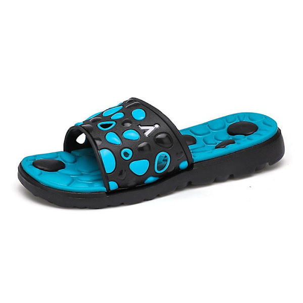 Herrskor Massagesula Mjuk Mjuk utomhustofflor Fr260-1 Blue 44