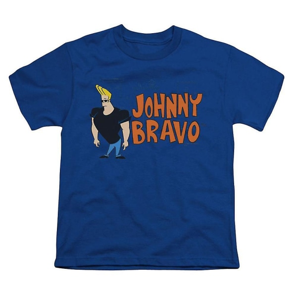 Johnny Bravo Johnny Logo Youth T-shirt L