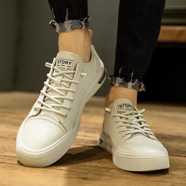 Herr Casual Skor Mode Sneakers Frhv2199 Beige 44