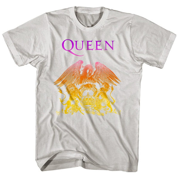 Queen T Shirt Officiell logotyp Gradient Queen T-shirt L