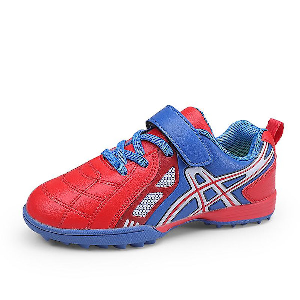 Fotbollsskor för barn Halkfria fotbollsskor Klossar Gräs Fotbollssneakers 3C91026 Red 30