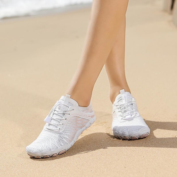 Vattenskor för män Snabbtorkande Sport Aqua Skor 3Ba8305 White 47
