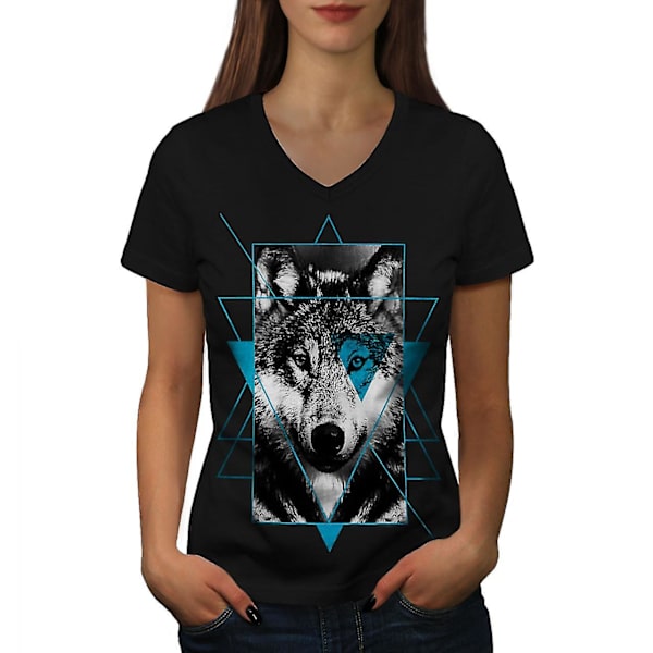 Wolf Cool Design Dam T-shirt M
