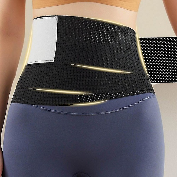 Waist trainer för kvinnor Snatch Me Up Bandage Wrap Lumbar Tunn Midjestöd Bälte Justerbar Mage Midje Wrap För Dam Allmänt,beige L 65 to 78KG