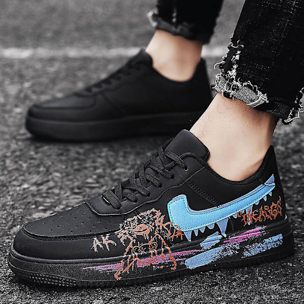 Herr Sneakers Andas Dam Skateboard Skor Löparskor Yjx1706 Black 43