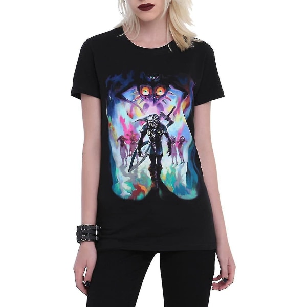 The Legend of Zelda: Majora's Mask 3d Fierce Diety Girls T-shirt L