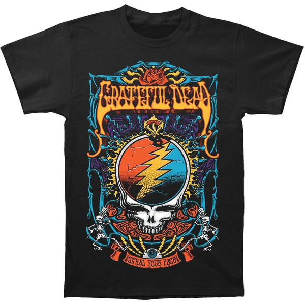 Grateful Dead stjäl din Trippy T-shirt S