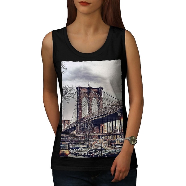 Hisoric Bridge New Women Blacktank Top L