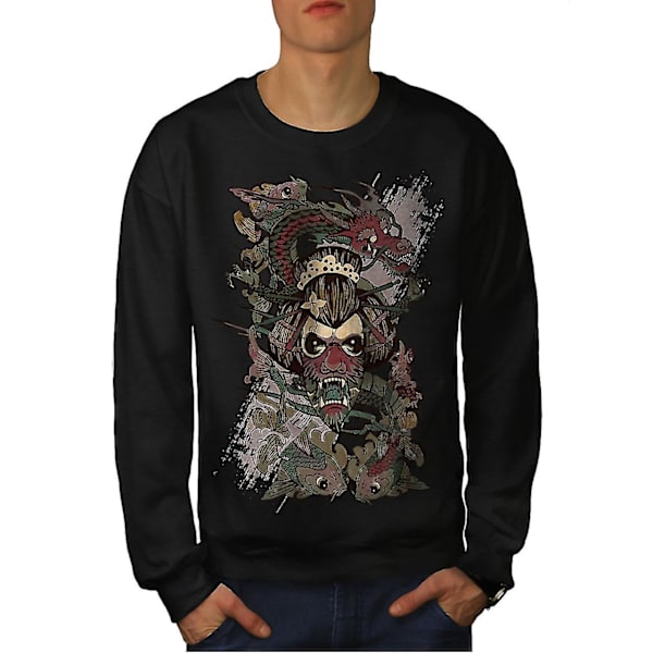 Dragon Unique Art Men Blacksweatshirt M
