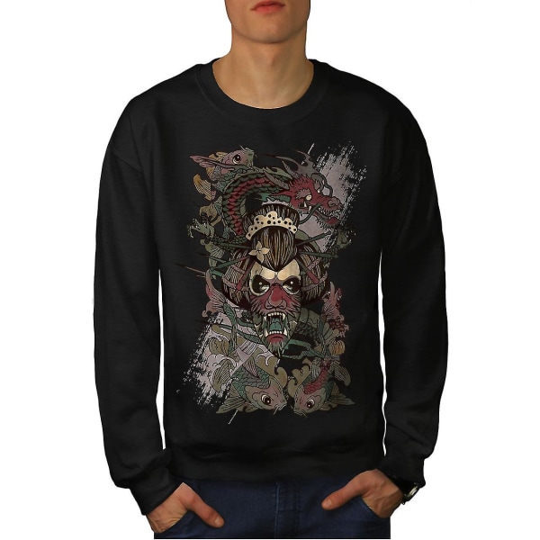 Dragon Unique Art Men Blacksweatshirt XXL