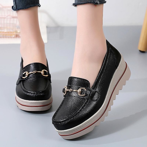 Damer Casual Mode Skor Loafer Skor Mamma Skor 3Ap7078 Black 39