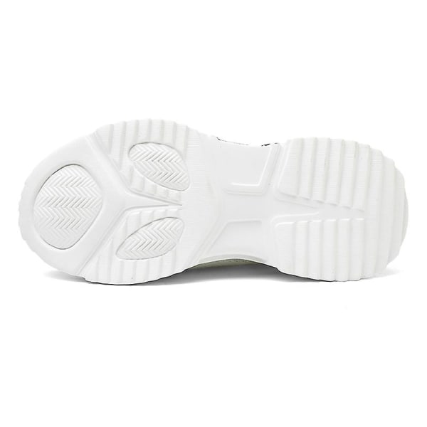 Sneakers som andas löparskor Mode Pojkar Flickor Sportskor 3Adw626 White 27