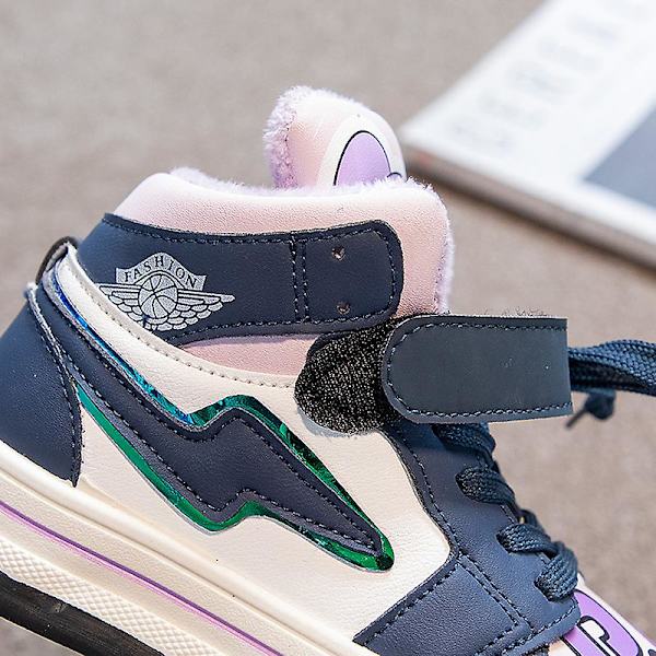 Sneakers för barn Andas Pojkar Flickor Skateboard Skor Löparskor 01 Purple 29
