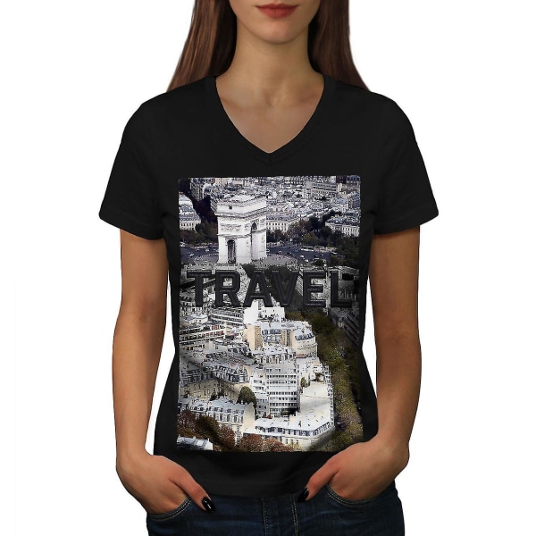 Resa Paris City T-shirt för kvinnor L