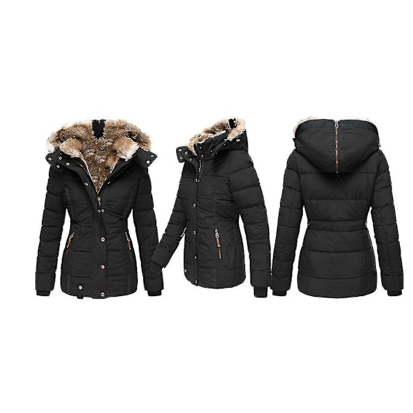 s dunrock Vinter Regelbunden Varm Casual Daglig Jacka Lång ärm 4XL