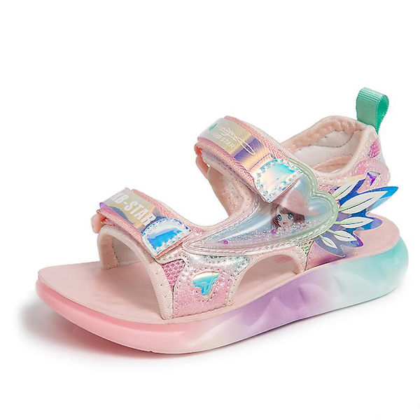 Strandtofflor för flickor Modesandaler Halkfria inomhusskor utomhus 3Bcb9136 Pink 30