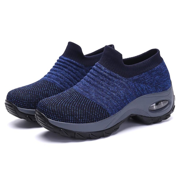 Damskor Mode lätta sneakers Air Cushion Shoes 1839 Blue 42