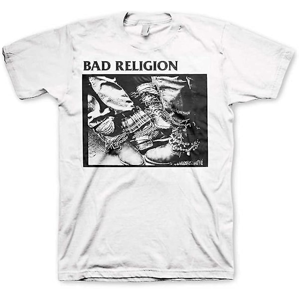 Bad Religion - T-shirt herr '80-'85, Färg: Vit 2XL