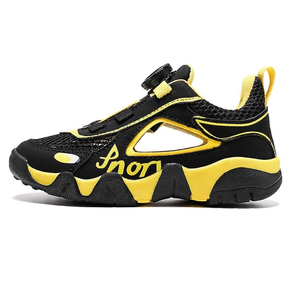 Sneakers för pojkar Andas löparskor Mode Sportskor 3C0372 Black 39