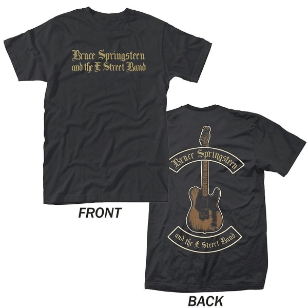 Bruce Springsteen svart motorcykel gitarr T-shirt M