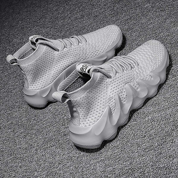 Sneakers för kvinnor Halkfria Coconut Skor Löparskor L450 Gray 41