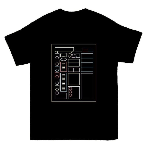 Dnd Character Sheet T-shirt XXXL