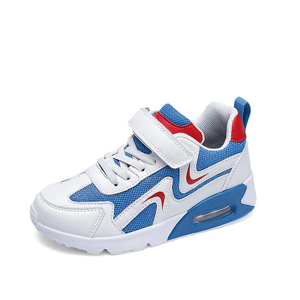 Pojkar Flickor Sneakers Andas löparskor Mode Sportskor 3Ab817 WhiteBlue 29