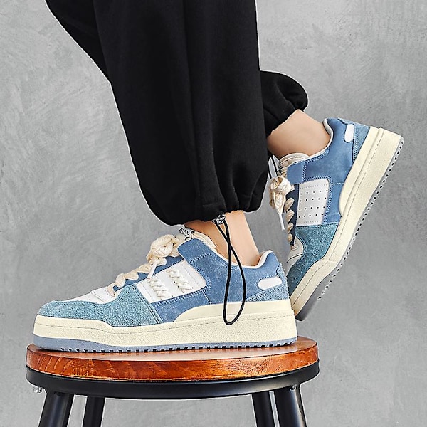 Herr Sneakers Andas Herr Skateboard Skor Löparskor C1373 Blue 41