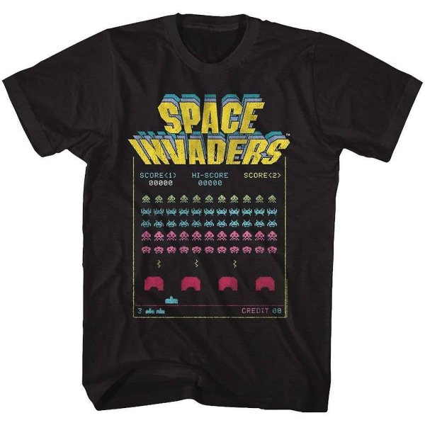 Space Invaders Space Battle T-shirt XXXL