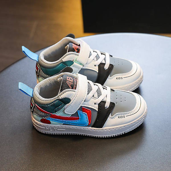 Sneakers för barn Mode Löparskor Flickor Sportskor som andas Yjaj533 Gray 26