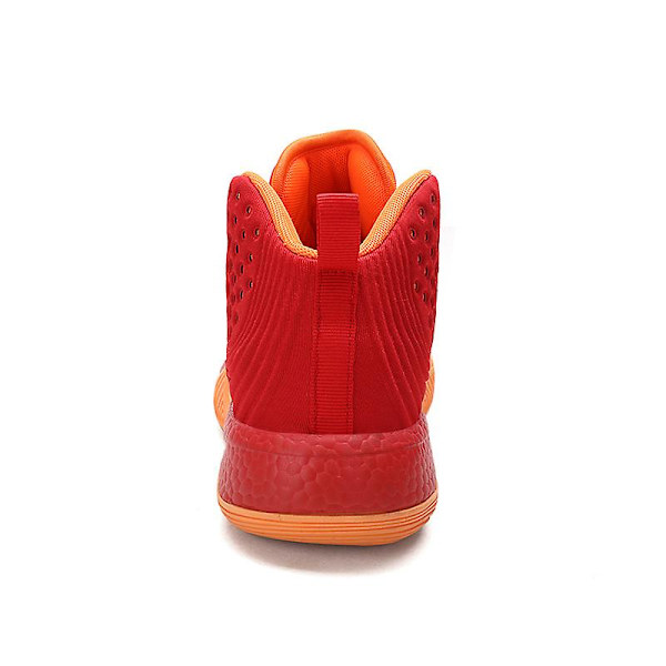 Basketskor för män Andas halkfria sportlöparsneakers F13 Red 36